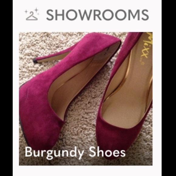 ANNE KLEIN OXBLOOD RED BURGUNDY POINT PATENT LEATHER HIGH HEEL SHOES PUMPS 8.5 - Picture 2 of 10